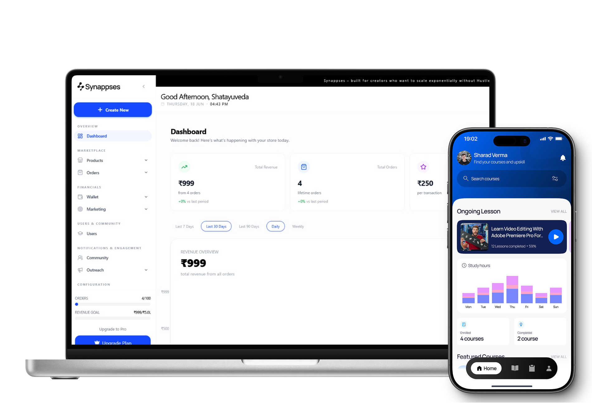 Synappses platform on devices